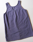 Tothemoon ☾ - Ziggy dress - V-shaped back - 100% Cotton - Handmade in Holland - Charcoal
