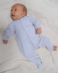 Tothemoon ☾ - Sleep suit - 2 in 1 Foot - Organic cotton - Light grey