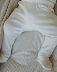 Tothemoon ☾ Tothemoon ☾ - Footed baby pants - Wool & silk - Pointelle Clothing 50