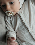 Tothemoon ☾ Tothemoon ☾ - Babysuit with feet - 100% Wool - Moonbeam Clothing 50