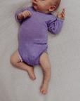 Joha Body - Long Sleeve - Wool & Silk - Pointelle - Purple Rompers 50