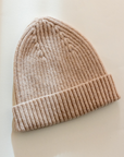 Tothemoon ☾ Beanie - 100% wool - Handmade in Portugal - For you & Mini Outerwear Beige / Adult