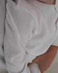 Tothemoon ☾ - Sleep suit - 2 in 1 Foot - Organic cotton - Pointelle