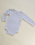 Tothemoon ☾ - Body - Long sleeve - Organic cotton - Light grey