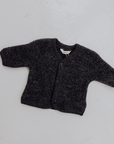 Cardigan - Wool Fleece - Dark Grey