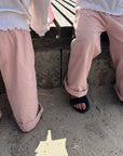 Tothemoon ☾ - Tony pants - 100% Cotton - Handmade in Holland - Old Rose