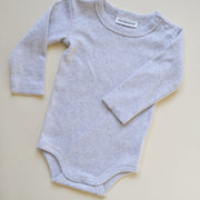Tothemoon ☾ - Body - Long sleeve - Organic cotton - Light grey