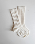 condor Ribbed knee socks - Earthy Colors Socks Off white / 3-6m