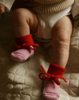 Hvid Happy Slofjes - 100% Merino wool