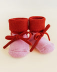 Hvid Happy Slofjes - 100% Merino wool