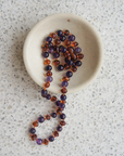 Amber Amber necklace - Baby & child - 32 cm Accessoires Amethyst Cognac