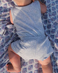 Baby shorts - Organic cotton - Light grey