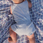 Baby shorts - Organic cotton - Light grey