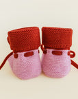 Hvid Happy Slofjes - 100% Merino wool