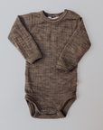Joha Body - Long Sleeve - 100% Wool Rompers Sesame melange / 50