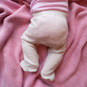 Tothemoon ☾ - Footed baby pants - 100% Wool - Moonbeam