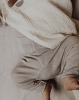 Tothemoon ☾ Tothemoon ☾ - Baby pants - Wool & silk - Needle pattern - Dove Clothing 50