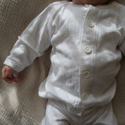 Tothemoon ☾ - Baby Cardigan - Organic cotton - Pointelle