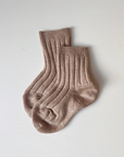condor Ribbed Socks - Earthy Colors Socks Nougat / 3-6m