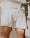 Tothemoon ☾ Tothemoon ☾ - Shorts - Curled ends - Wool & silk - Pointelle Clothing 86/92