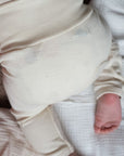 Newborn pants - Wool & Silk - Natural
