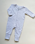 Tothemoon ☾ - Sleep suit - 2 in 1 Foot - With zipper - Organic cotton - Light grey