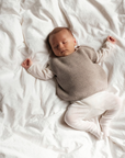 Hvid x Zoen voor Gust - Harvey Vest Baby - 100% Merino wool - Sesame
