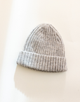Tothemoon ☾ Beanie - 100% wool - Handmade in Portugal - For you & Mini Outerwear Light Grey / Baby (0-1 Years)