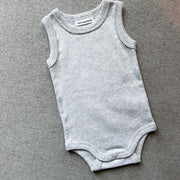 Tothemoon ☾ - Tank Body - Organic cotton - Light grey