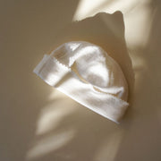 Tothemoon ☾ Tothemoon ☾ - Newborn beanie - Wool & silk - Pointelle Clothing 34cm