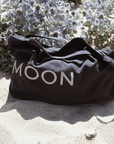 Tothemoon ☾ Tothemoon ☾ - Diaper bag with zipper - 100% Cotton Black print