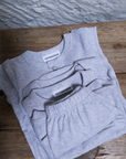 Tothemoon ☾ - Shirt - Long sleeve - Organic cotton - Light grey
