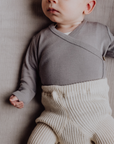 Cross-over body - Long sleeve - 100% Merino wool