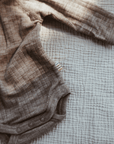 Joha Cross-over body - Long sleeve - 100% Wool Rompers Natural / 50