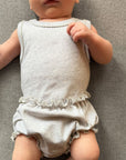 Tothemoon ☾ - Baby bloomer - Organic cotton - Light grey