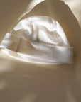 Tothemoon ☾ Tothemoon ☾ - Newborn beanie - Wool & silk - Pointelle Clothing 34cm