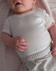 Tothemoon ☾ - Body - Short sleeve - Organic cotton - Pointelle