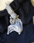 Baby blanket - 100% Merino wool - Indigo