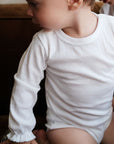 Tothemoon ☾ - Body - Long sleeve - Piquette Endings - Organic cotton - Pointelle