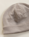 Tothemoon ☾ Tothemoon ☾ - Newborn Beanie - Wool & silk - Needle pattern - Dove Clothing 34cm