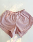 Tothemoon ☾ - Badu shorts - 100% Cotton - Handmade in Holland - Old Rose