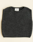 Hvid Hvid - Harvey Vest - 100% Merino wool Baby en peuter Charcoal / 0-6 months