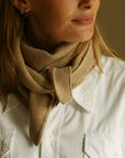 Hvid - Triangle Scarf - For you & Mini - 100% Merino wool