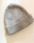 Tothemoon ☾ Beanie - 100% wool - Handmade in Portugal - For you & Mini Outerwear Light Grey / Adult