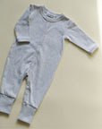 Tothemoon ☾ - Sleep suit - 2 in 1 Foot - Organic cotton - Light grey