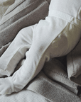 Tothemoon ☾ Tothemoon ☾ - Footed baby pants - Wool & silk - Needle pattern - Natural Clothing 50
