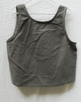 Tothemoon ☾ Tothemoon ☾ - Tita top - V-shaped back - 100% Cotton - Handmade in Holland Clothing Dark Olive / 1Y