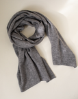 La Petite V Scarf - 100% Cashmere - For adults Accessoires Light grey