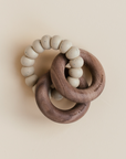 Speen & Koord Teether - Silicone & wood - Handmade Teether Biscuit