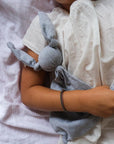 Meesleepbeest - 100% Cotton - Handmade - Grey melange